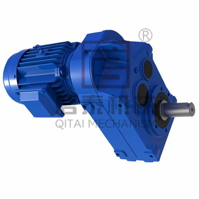 China New Design Series Reduction Gearbox Machinery / Transmission / Transmission F Series Gearbox Wind Speeds Customer Requirements F Cavity Shaft Helical Gearbox Small for sale