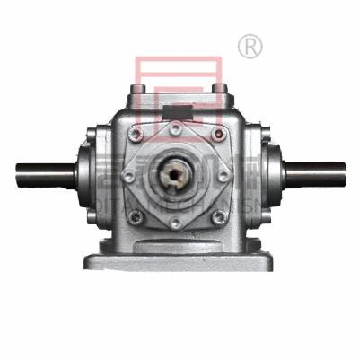 China Agriculture Machinery / T Series PTO Gearbox Tractor 540rpm Transmission / Customer Requirements Agricultural Bevel Gearbox 90 Degree Transmission Miter Fertilizer Spreader for sale