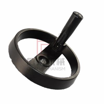 China Creasing Circle Bakelite Cast Iron Handwheel Solid Working Double Spoke Handwheel Handle For CNC Machine for sale