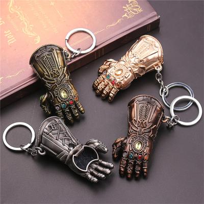 China Hot Selling Marvel Infinity Gauntlet Beer Opener Thanos Metal Bottle Opener Charm for sale