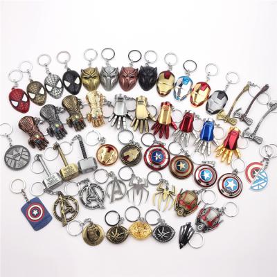 China Hot Selling Marvel llaveros Avengersss Charm High Quality Metal Keychains for sale