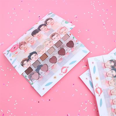 China Korea EXO Eye Makeup Nudity Palette Waterproof Glitter Powder Eyeshadow With Brush Set 26 Colors Matte Eyeshadow for sale