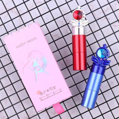 China Waterproof Sailor Moon Matel Lipstick Brand Makeup Nudity Lip Balm Matte Lipgloss Liquid Lipstick Moisturizer Waterproof Lip Gloss for sale