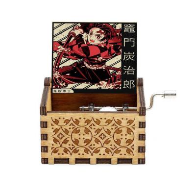 China Make Music Customizable Color Printing Demon Slayer Theme Music Box Factory for sale