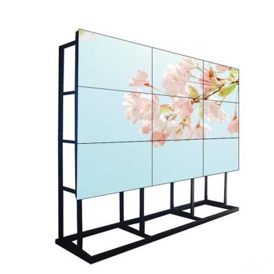 China High Quality Indoor Wall Digital Signage and Displays 55inch 1.8mm LCD Panel Video Narrow Bezel 2x2 500nits TSLVW55NT1.8 for sale