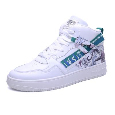 China Fashion Trend Mens Sneakers Lace Up Classic AF1 Customize IP Paint Astronaut Sport Running Walking Air Force Shoes Black White for sale