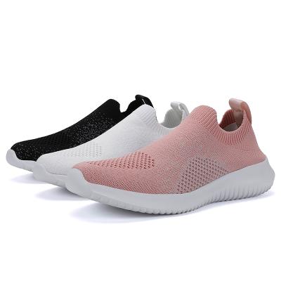 China High quality current popular style women's low price running fitness shoes knitting fittness sneaker vamp 3d sneakers fashion trend big shoe for sale