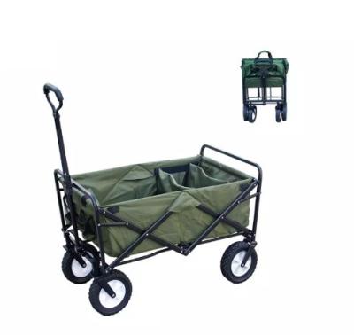 China Shopping And Storage Foldable Wagon Cart 260KGS Capacity Folding Beach Trolley for sale