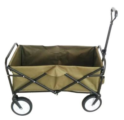 China Outdoor Iron Folding Wagon for Easy Transport and Storage Dimension L x W x H 86*46*85 for sale