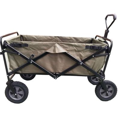 China Portable Metal Hand 4 Wheel Utility Wagon Weight Capacity 260KGS Foldable for sale