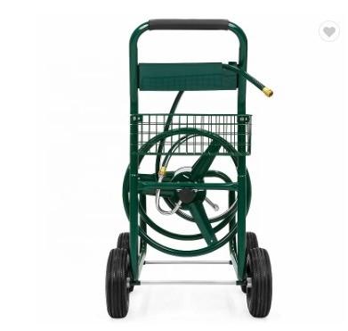 China Customized Portable Industrial Water Yard Garden Hose Reel Cart for Professional Tools for sale