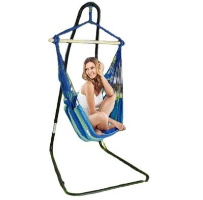 China Modern Design Outdoor Steel Hammock Stand for Garden Furniture in Customized Color for sale