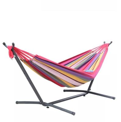 China Logo Hammock Chair With Bracket Adjustable Height Heavy Duty Steel Solid Swing Chair for sale