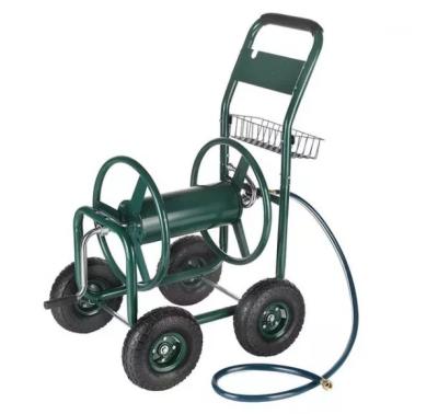 China Foldable Pull Wheeled Frame Camping Garden Flower Water Wagon Hose Cart Trolley for Tools for sale