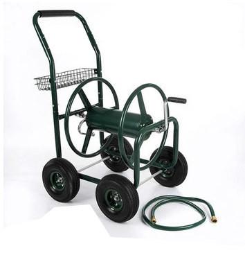 China Steel Frame Hose Reel Box in Green for Convenient Storage and Protection for sale