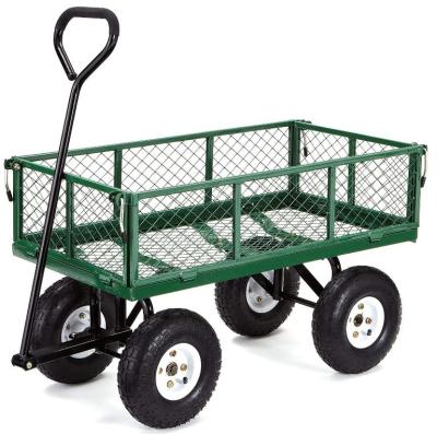 China 17KGS Weight Capacity Mesh Garden Cart for Outdoor Heavy Duty and Large Capacity for sale