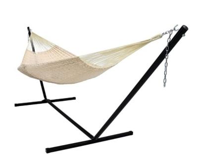 China Outdoor Activity Canvas Hammock With Stand Easy Setup UV And Fade Resistant for sale