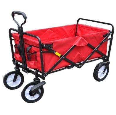 China Four-wheel Heavy Duty Outdoor Camping Trolley Cart for Beach Wagon and Picnic Demands for sale