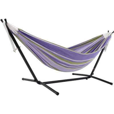 China Qingdao Port Outdoor Garden Hammock With Stand Portable Swing Standing Hammock Weight Capacity 260KGS for sale