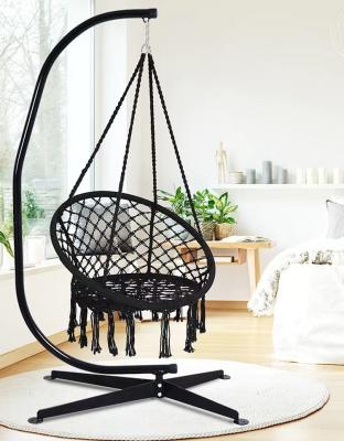 China Powder Coated Steel Standing Frame for Hanging Hammock Air Porch Swing Chair Outdoor for sale