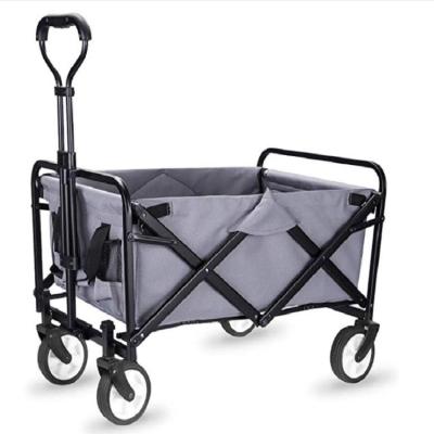 China Outdoor Collapsible Folding Four-wheel Wagon Cart for Heavy Duty Utility and Garden for sale