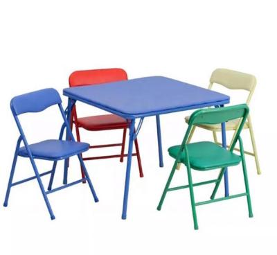 China Outdoor Folding Kids Chair Lightweight Childs Table And Chairs For Aged 3-6 Years for sale