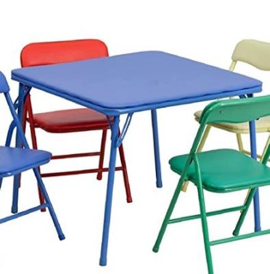 China Easy Cleaning Childrens Folding Table Stability and Noise Free Childrens Folding Desk for sale