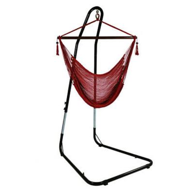 China Multiple Weather Resistant Curved Hammock Chair Swing Stand For Hanging Chair Lounger for sale