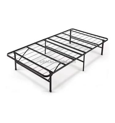 China Modern Design Storage Metal Bed Frame Hotel-Style Foldable Extra Bed with Storage Space for sale