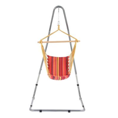 China 17.5kg Lightweight Free Standing Hammock Swing Chair Stand for Easy Collapsible for sale