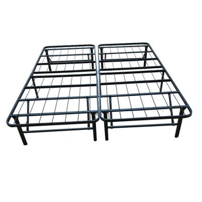 China Detachable Foldable Storage Features Queen Size Metal Bed Frame for Home Hotel School for sale