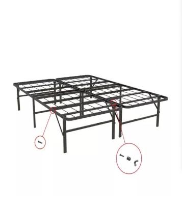 China Mail Packing Modern White Tatami Low Upholstered Folding Platform Bed with Storage for sale