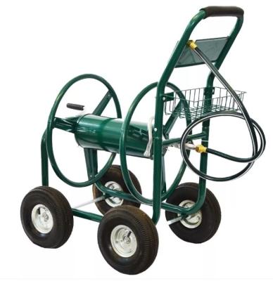 China Stainless Steel Garden Water Hose Reel Cart The Perfect Tool for Cleaning and Watering for sale