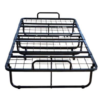 China Foldable Iron Folding Camp Bed Twin Size for Bedroom Hotel Home Living Room Storage for sale