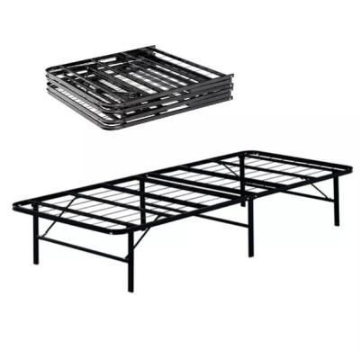 China Home Bed Metal Folding Single Bed Frame for Bedroom and Office Easy to Store for sale