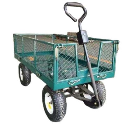 China Outdoor Four-Wheel Foldable Garden Mesh Car with Heavy Duty Construction for sale