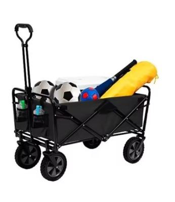 China Adjustable Handle Four-wheel Collapsible Heavy Duty Wagon for Beach and Camping for sale