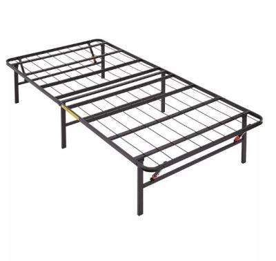 China Space Saving Steel Foldable Bed Frame for Small Bedrooms and Apartments for sale