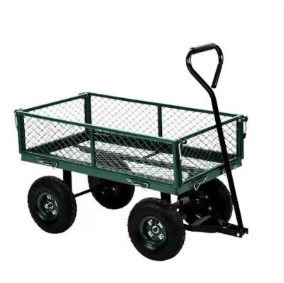 China 500LBS Heavy Duty Folding Cleaning Garden Wagon Cart 86*46*85cm for Outdoor Activities for sale