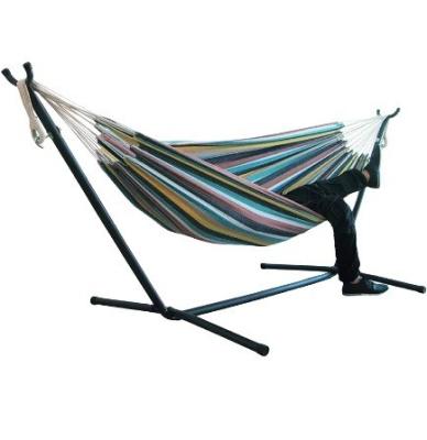 China 001 Easy Collapsible Outdoor Modern Canvas Hammock With Stand for sale