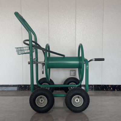 China Outdoor Room Space Hose Reel Cart with Steel Frame and GW of 16.8kg for sale