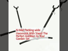 N Mail Packing wide Hammock With Stand The Perfect Addition to Your Garden Set