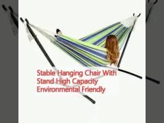 Stable Hanging Chair With Stand High Capacity Environmental Friendly