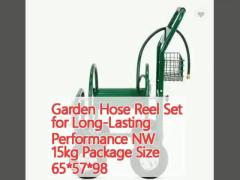 Garden Hose Reel Set for Long-Lasting Performance NW 15kg Package Size 65*57*98