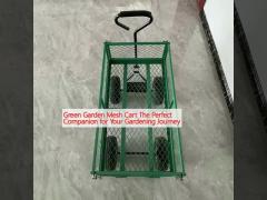 Green Garden Mesh Cart The Perfect Companion for Your Gardening Journey