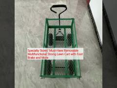 Specialty Stores‘ Must-Have Removable Multifunctional Strong Lawn Cart with Foot Brake and More