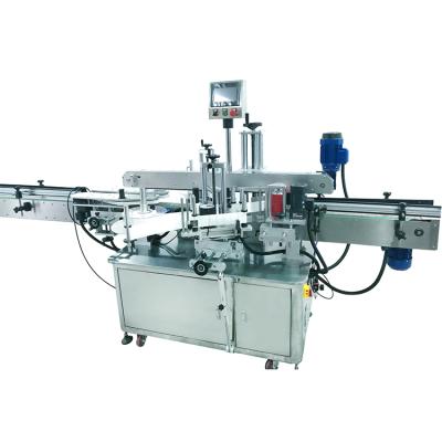 China YM620R Automotive Two Sides Food Bottle Glass Sticker PET Bottle Labeler Cup Labeling Machine for sale