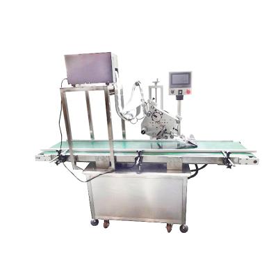 China High Quality YM210P Automatic Food Cans Printing Labeling Machine Plastic Bottle Sticker Label Dispenser for sale