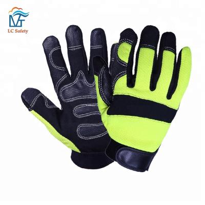 China Durable Non Slip Puncture Proof Forestry Auto Mechanic Gloves for sale