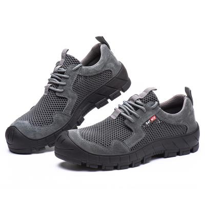 China Steel Toe Fashion Breathable Mesh Jogger Safety Shoes For Man zapatos de seguridad de travail for sale